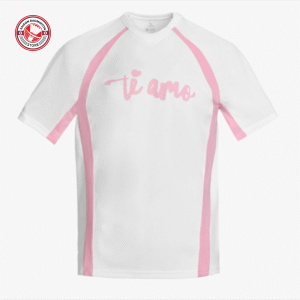 Áo T-Shirt Thể Thao Kamito Tiamo - Trắng Hồng