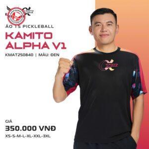 Áo T-Shirt Thể Thao Kamito Alpha V1 - Màu Đen